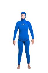 Гидрокостюм Фридайвер женский 3мм ультраспан/открытая пора синий